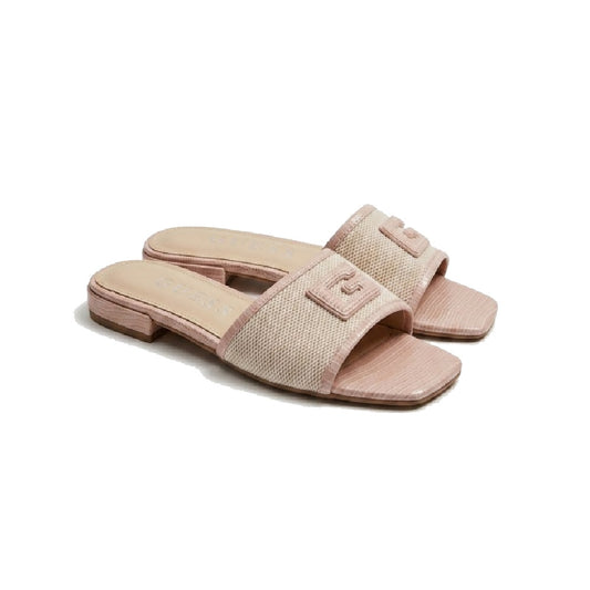 Guess Slipper Beige x Pink Size 8.5