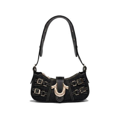 True Religion Cross bag Small Jeans Black