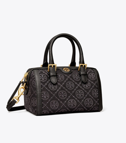 PETITE T MONOGRAM BARREL BAG TORY BURCH