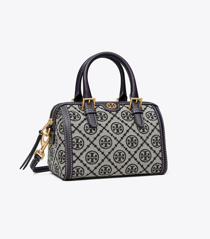 PETITE T MONOGRAM BARREL BAG TORY BURCH