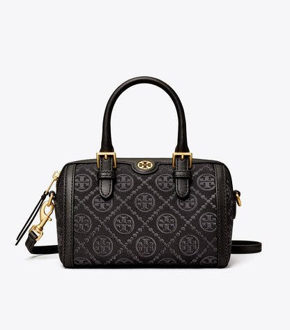 PETITE T MONOGRAM BARREL BAG TORY BURCH