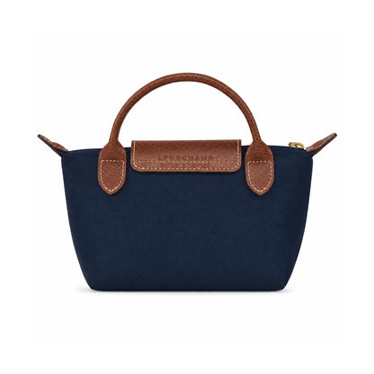 L.O.N.G.C.H.A.M.P Le Pliage Green Pouch in Navy