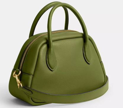 Coach Borough Bowling Bag in Dark Lime