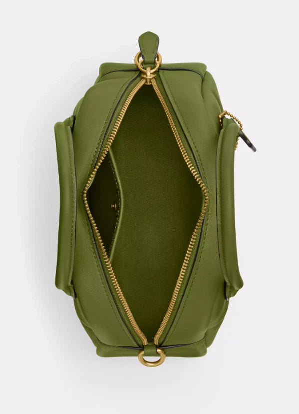 Coach Borough Bowling Bag in Dark Lime