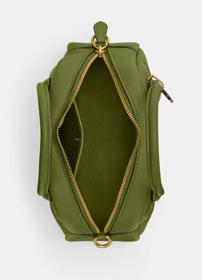 Coach Borough Bowling Bag in Dark Lime