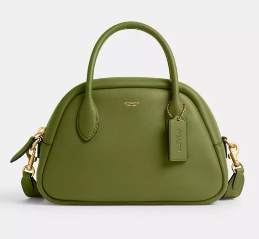 Coach Borough Bowling Bag in Dark Lime