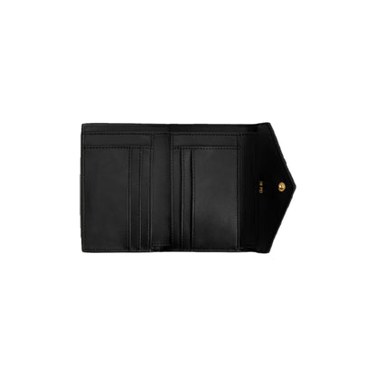 JW PEI Celeste Woven Textured Envelope Wallet in Black