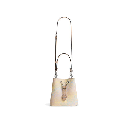 Coach Rowan Bucket Bag in Pastel Multicolor Signature Canvas