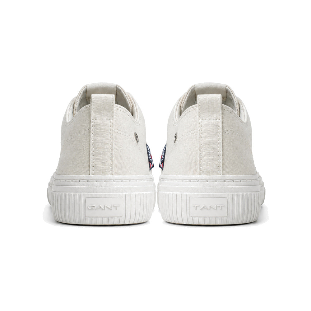 GANT Nautilana Canvas Sneakers in Off-White