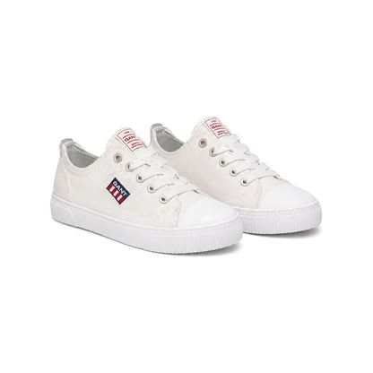 GANT Nautilana Canvas Sneakers in Off-White