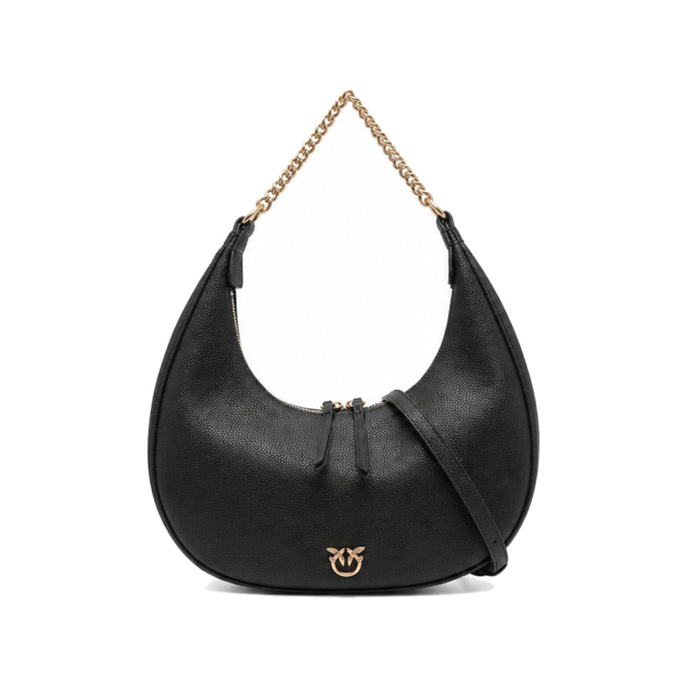 Pinko Brioche Hobo in Black