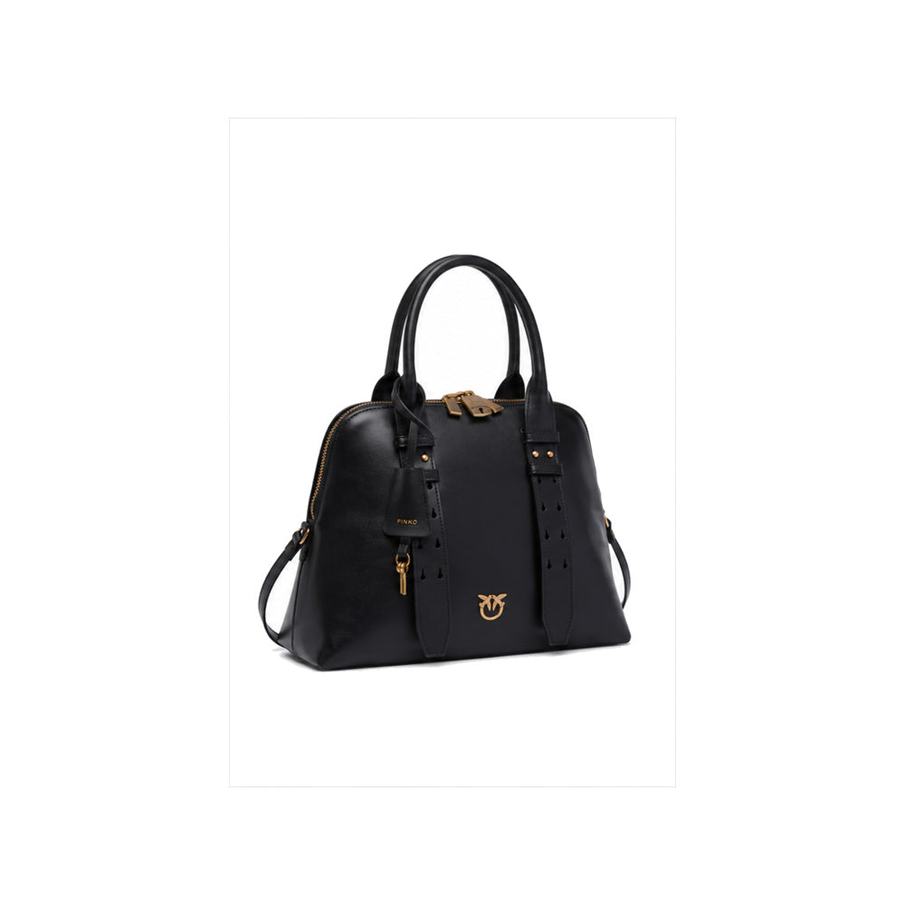 PINKO Bowling Handbag in Black