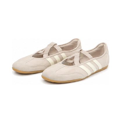 Adidas Barreda Mary Jane Shoes in Cloud White/Silver Metallic