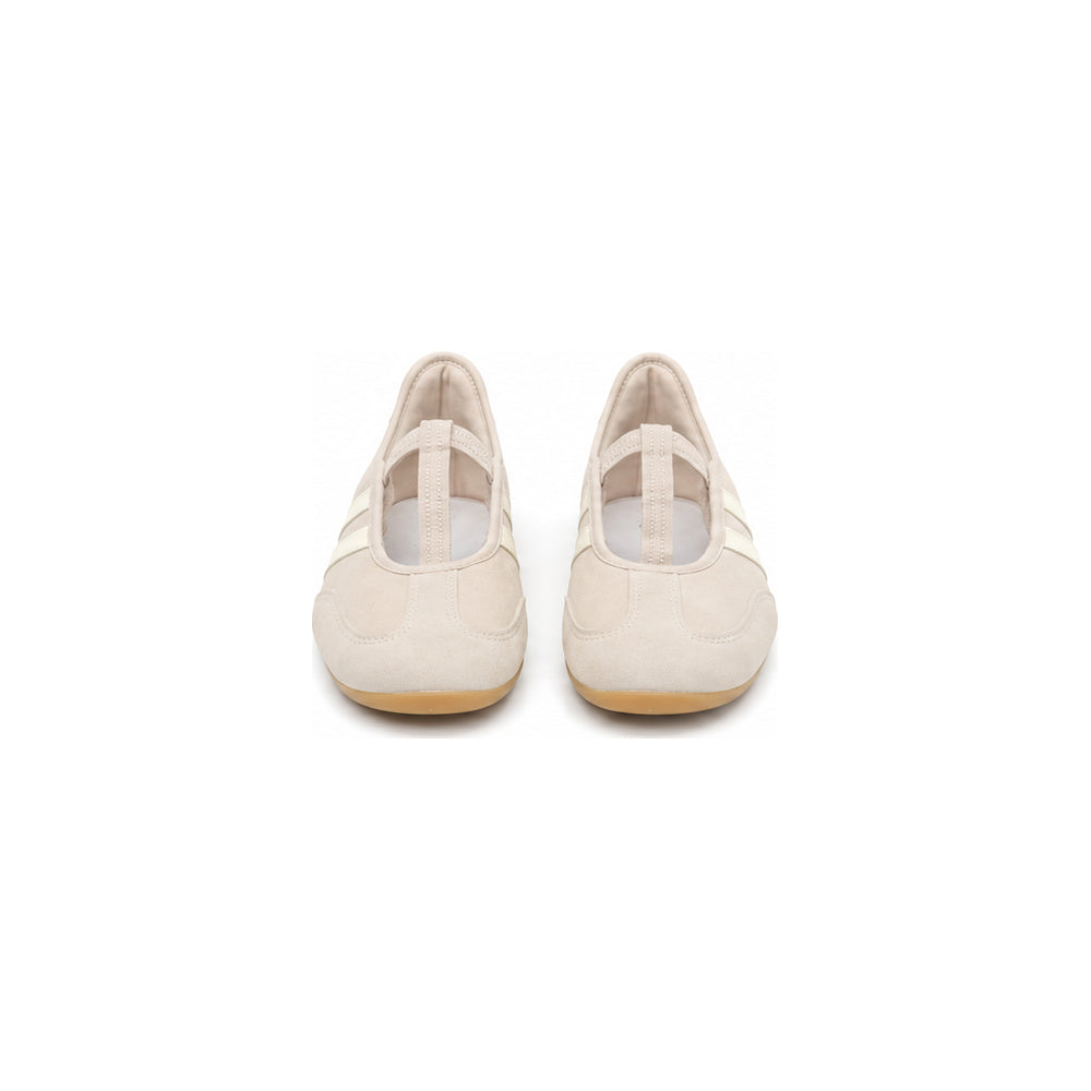 Adidas Barreda Mary Jane Shoes in Cloud White/Silver Metallic