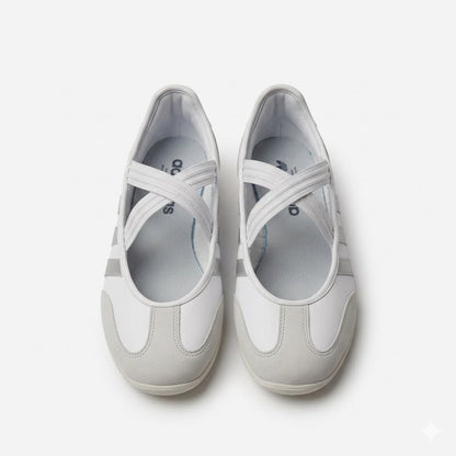 Adidas Barreda Mary Jane Shoes Cloud White Silver Metallic