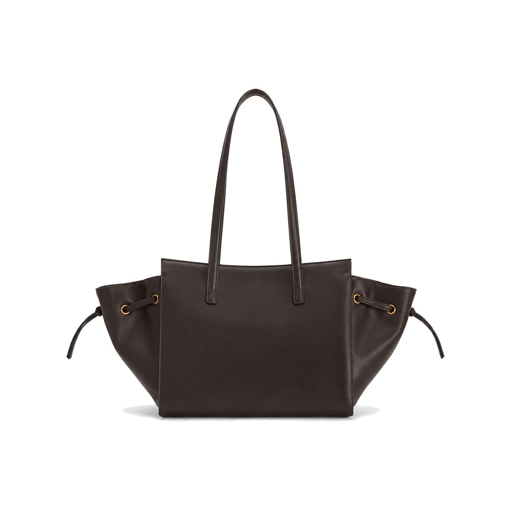 JW PEI Linda Large Tote Bag in Dark Brown