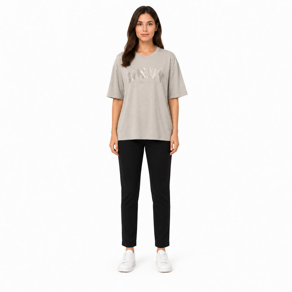 Nike Tonal Logo T-Shirt In Gray