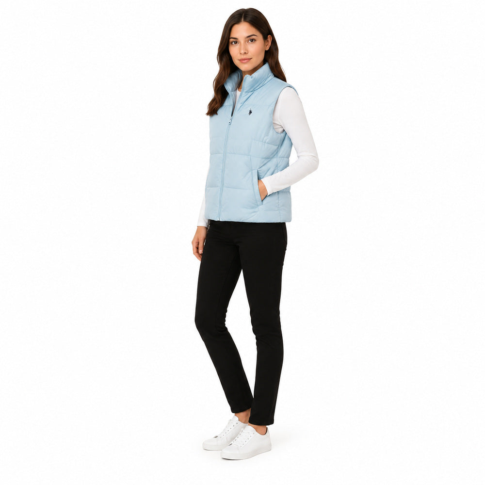 U.S. Polo Assn. Puffer Vest In Light Blue