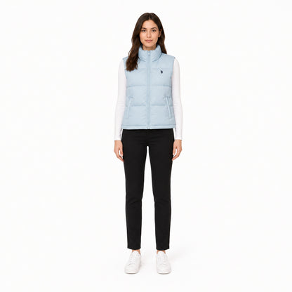 U.S. Polo Assn. Puffer Vest In Light Blue