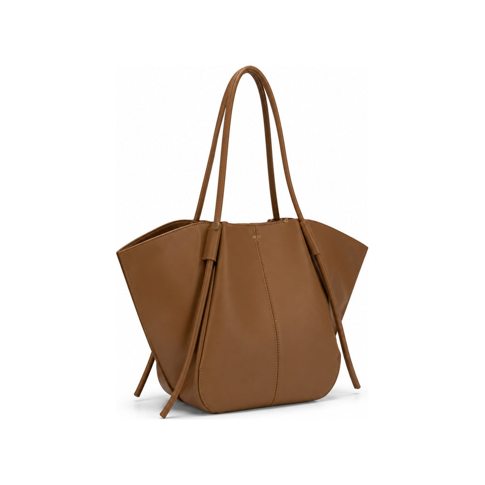 JW PEI Nala Wide Tote Bag in Rich Brown