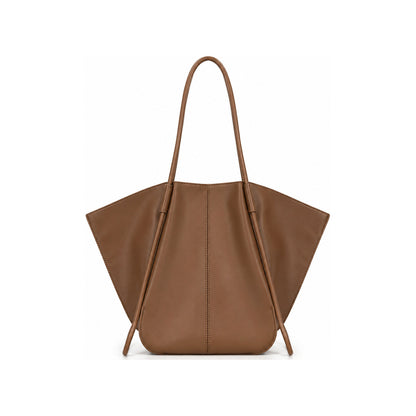 JW PEI Nala Wide Tote Bag in Rich Brown