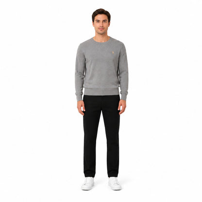 Polo Golf Ralph Lauren Crewneck Sweater in Grey Melange