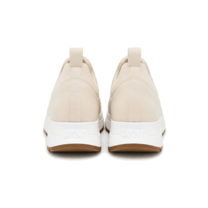 DKNY Jadyn Low Top Slip On Sneakers Pale Blush In Ivory Cream