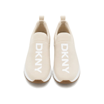 DKNY Jadyn Low Top Slip On Sneakers Pale Blush In Ivory Cream