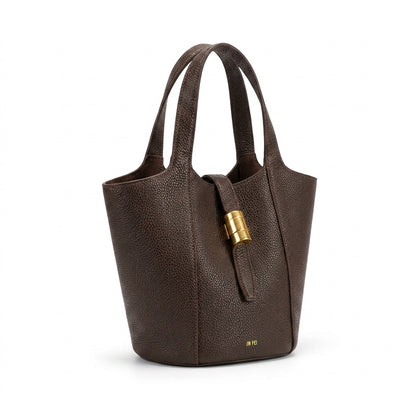 JW PEI Bella Bucket Bag In Dark Brown