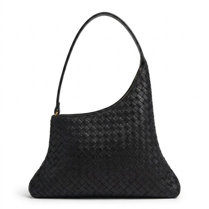 JW PEI Lyra Woven Shoulder Bag In Black