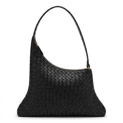 JW PEI Lyra Woven Shoulder Bag In Black