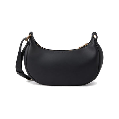 Love Moschino Crescent Shoulder Bag in Black