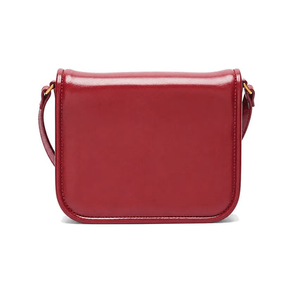 PINKO Love Box Crossbody Bag in Burgundy