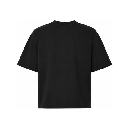 AllSaints Tierra Oversized Crew Neck t-Shirt in Jet Black