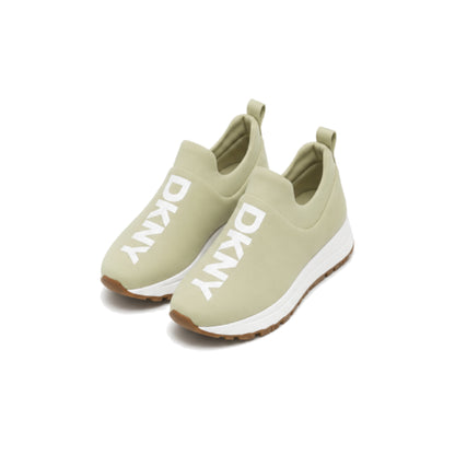 DKNY Jadyn Low Top Slip On Sneakers Pale Blush in Light Green
