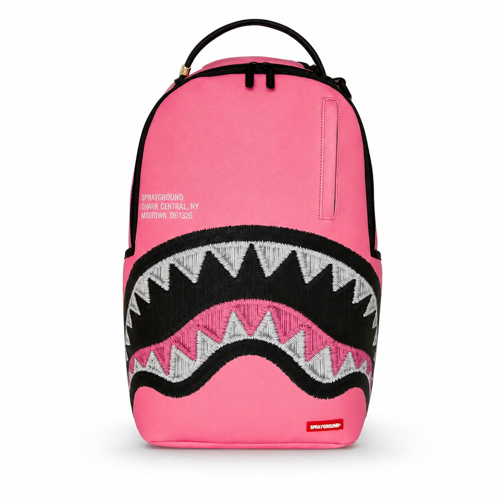 Sprayground Shark Mouth Backpack In Pink