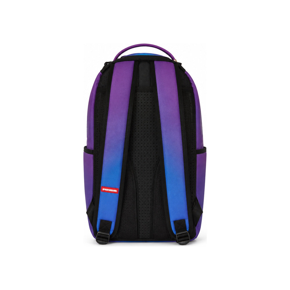 Sprayground Spider Web Backpack In Blue & Purple