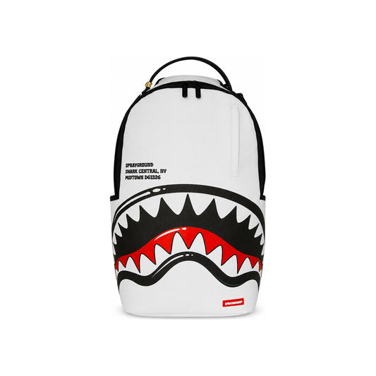 Sprayground Shark Mouth Backpack In White