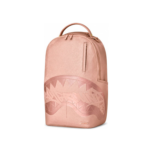 Sprayground Tonal Shark Mouth Backpack In Rose Gold