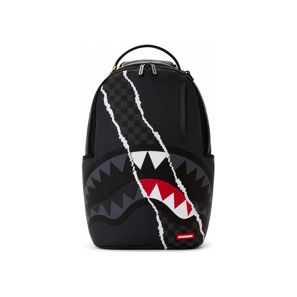 Sprayground Double Shark Mouth Backpack In Black