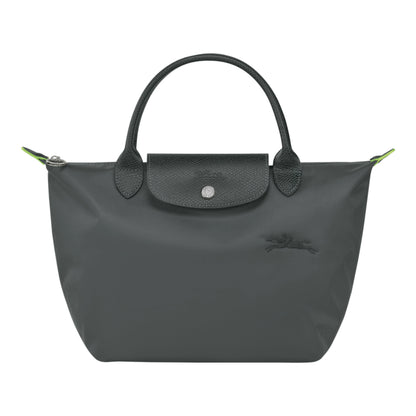 L.o.n.g.c.h.a.m.p Green Line Le Pliage Medium Size in Black