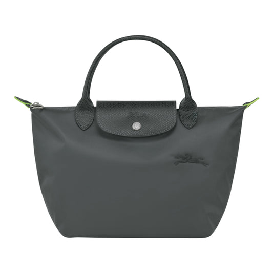 L.o.n.g.c.h.a.m.p Green Line Le Pliage Medium Size in Graphite