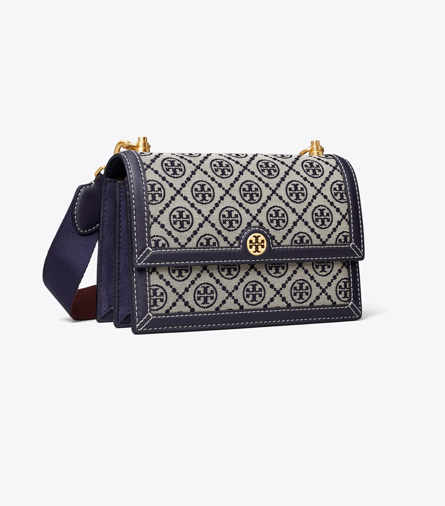 Tory Burch T Monogram Small Jacquard Shoulder Bag