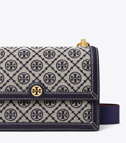 Tory Burch T Monogram Small Jacquard Shoulder Bag