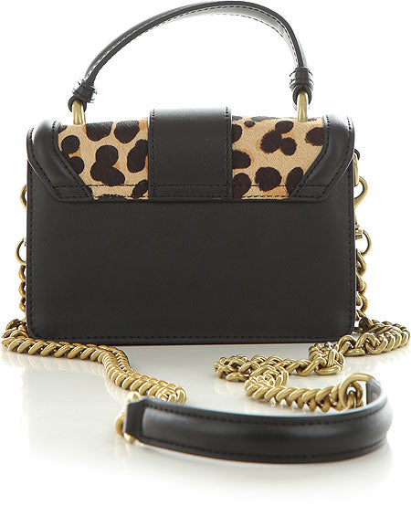 VERSACE JEANS COUTURE ANIMALIER PATTERNED CROSSBODY BAG